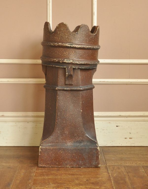 ガーデニングにオススメのアンティーク家具、チムニーポット（煙突）(d