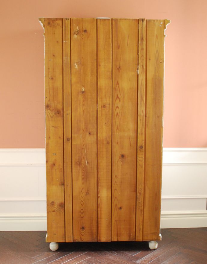 アンティークのキャビネット アンティーク家具 フランスで見つけたアンティークオープンキャビネット、ペイントされたブックケース(本棚) 。裏側もきちんとメンテナンスしているので、キレイな状態です。(d-1185-f)