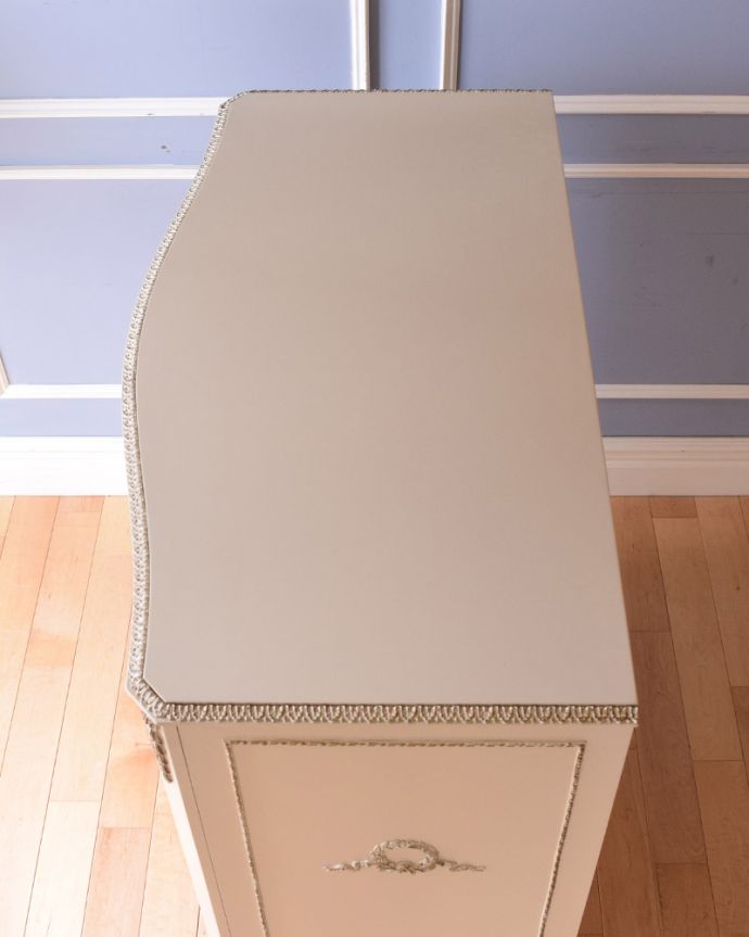 フレンチスタイルの5段チェスト、ヨーロッパのアンティーク家具(d