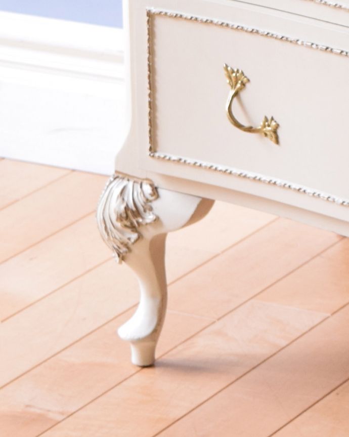 フレンチスタイルの5段チェスト、ヨーロッパのアンティーク家具(d