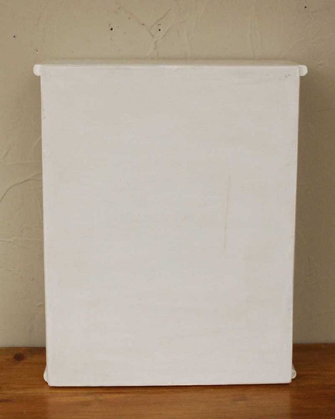 アンティークのキャビネット　アンティーク家具　アンティークの小さなキャビネット、ミラー付きのスモールキャビネット。後ろ姿も見て下さい。(d-1279-f)