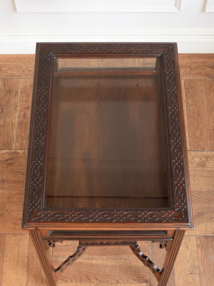 アンティークショーケースの天板