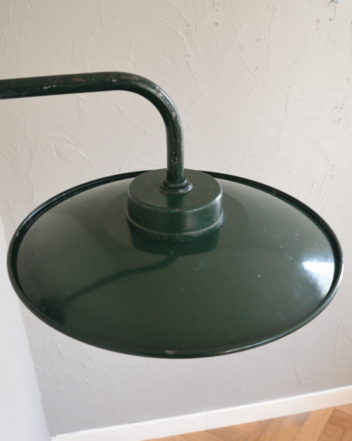 壁付けブラケット　照明・ライティング　フランスのアンティークデッキランプ、ポーチライト(外灯）（E26球付）。。(d-1466-z)