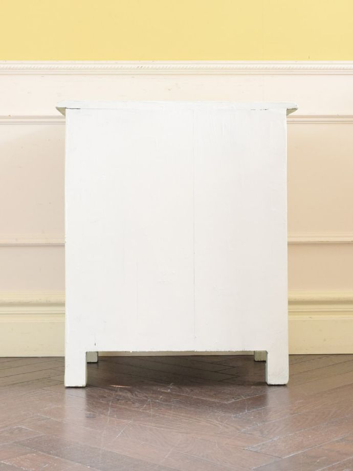 サイドチェストの後ろ姿