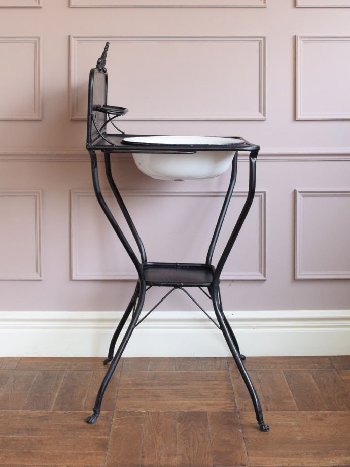 洗面スタンド　手洗いスタンド　アンティーク フランスから届いたアンティークの洗面台、オトナ色のウォッシュ