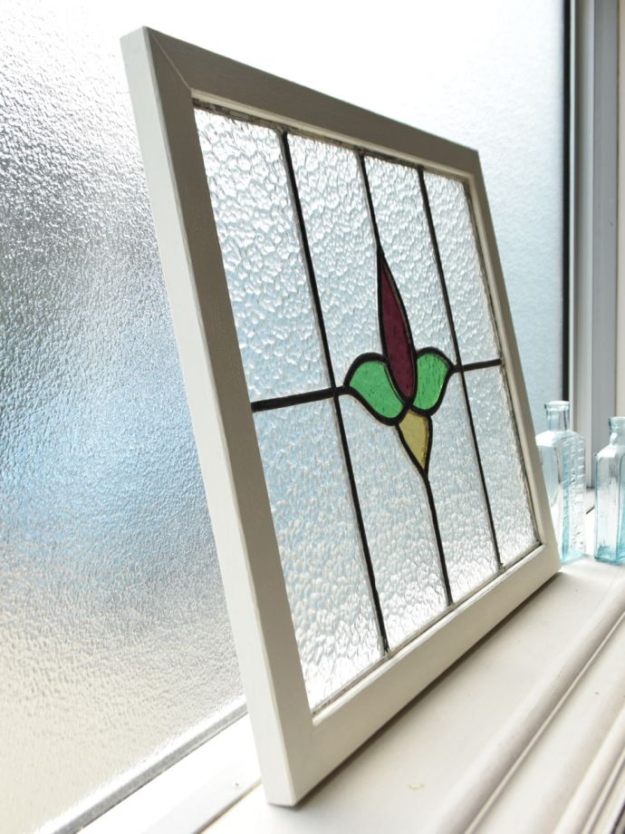 アンティークステンドグラスの枠