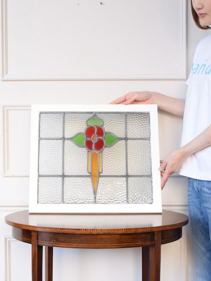 アンティークのステンドグラス