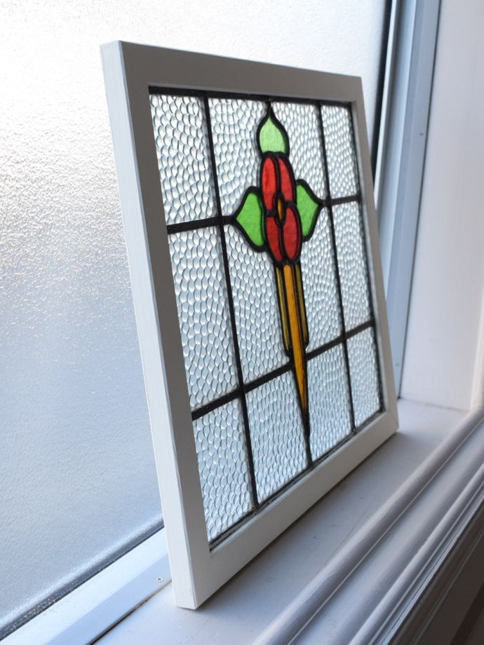 アンティークステンドグラスの枠