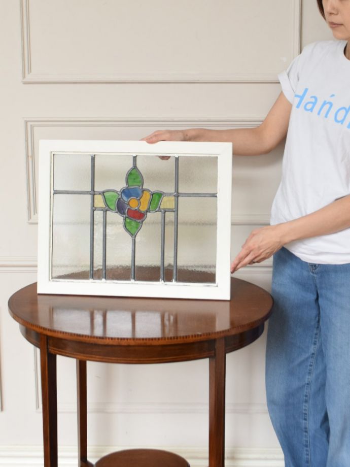 アンティークのステンドグラス