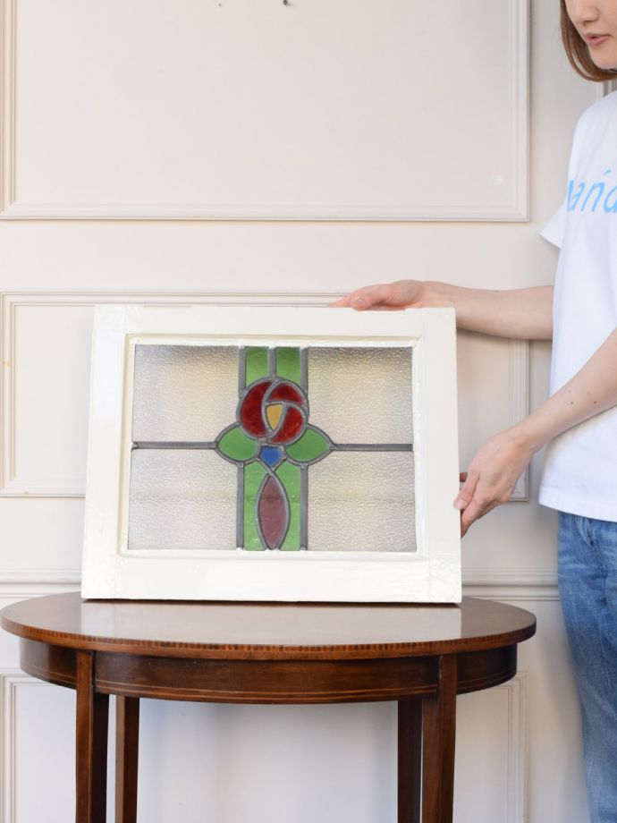 アンティークのステンドグラス