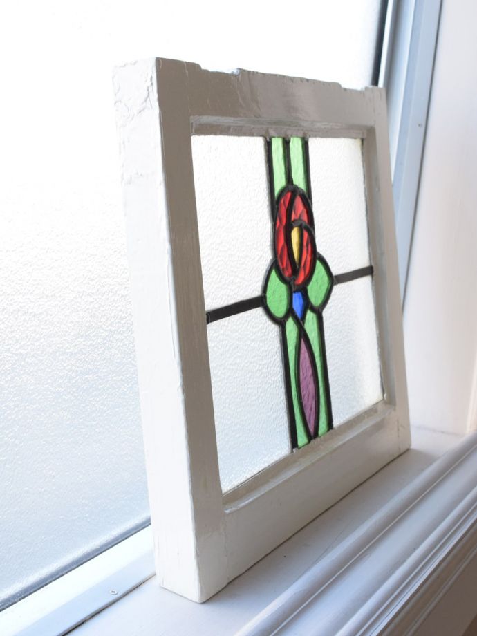 アンティークステンドグラスの枠