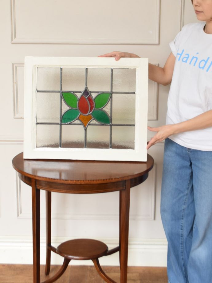 アンティークのステンドグラス