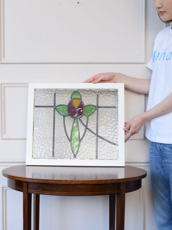 アンティークのステンドグラス