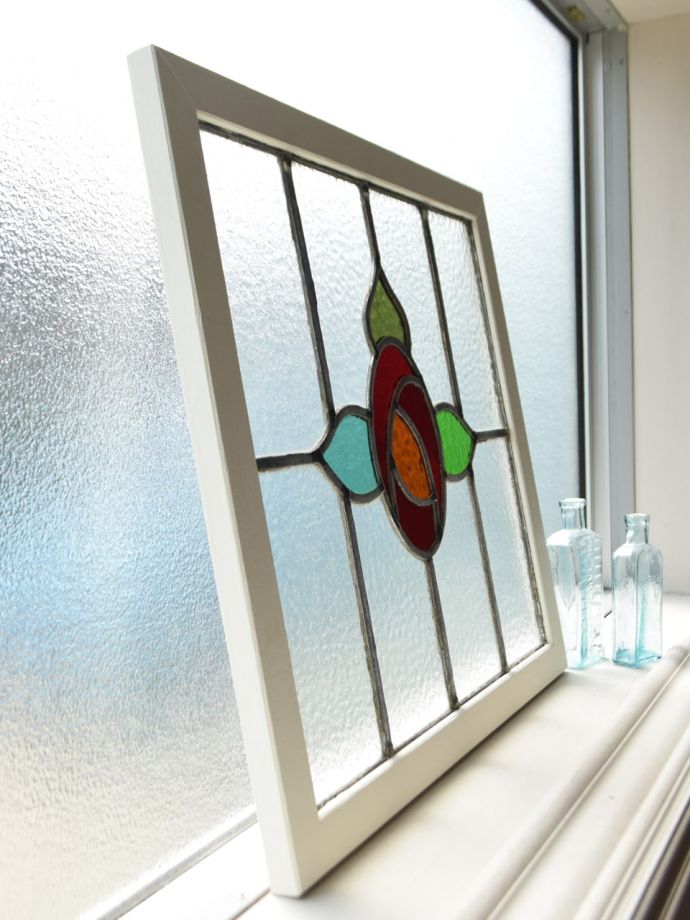 アンティークステンドグラスの枠