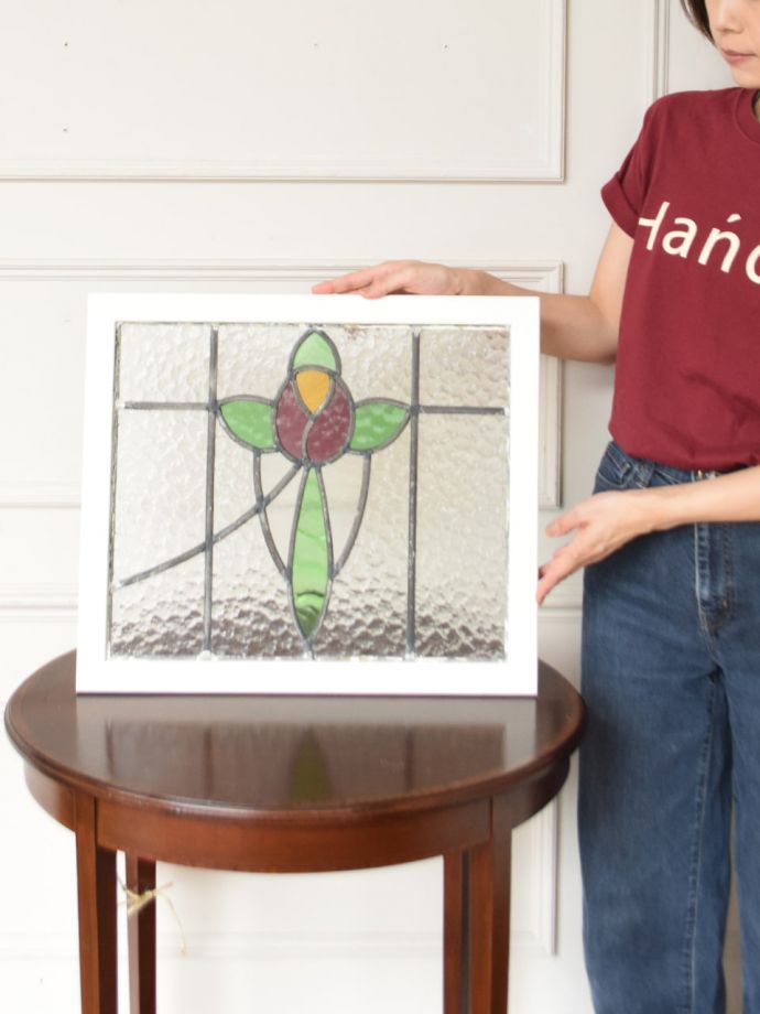 アンティークのステンドグラス