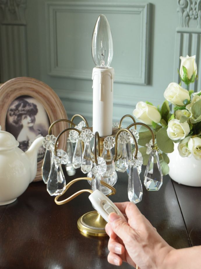 テーブルランプのスイッチ