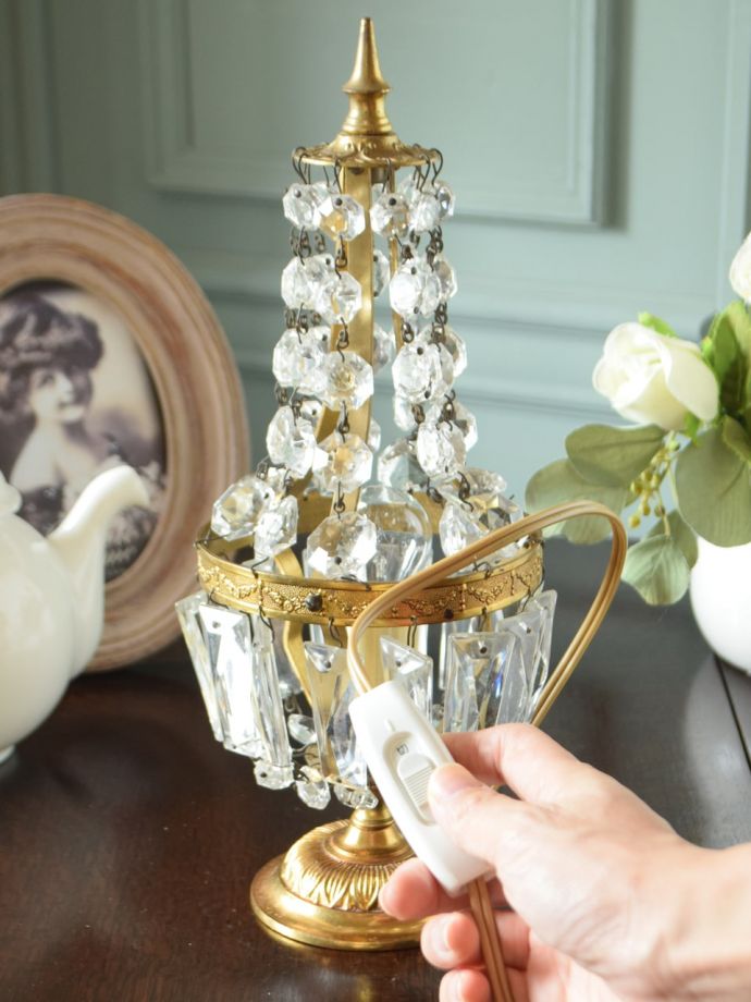 テーブルランプのスイッチ