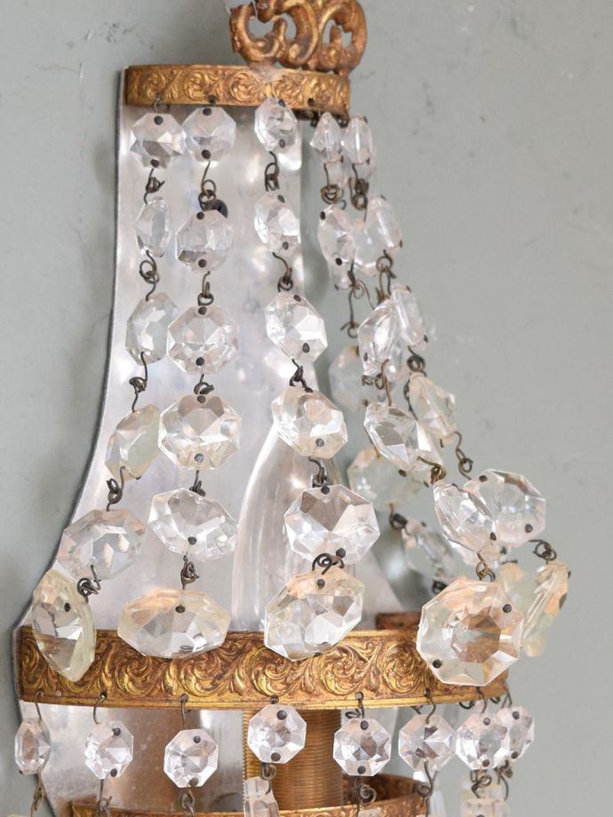 フランスの壁付けシャンデリア