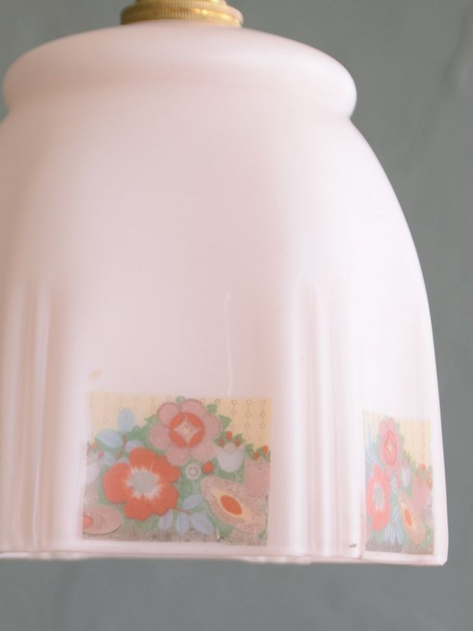 アンティークガラスのシェード