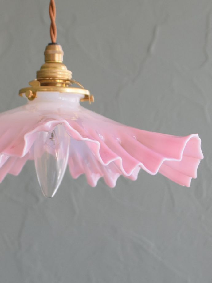 アンティークガラスのシェード