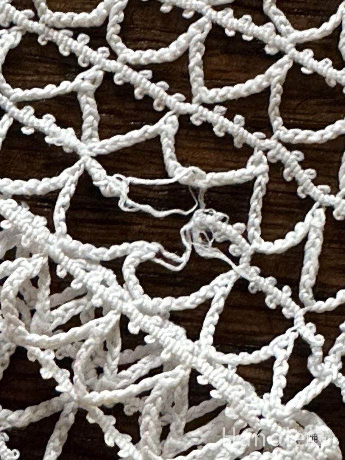 ほつれがありました。