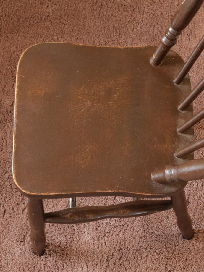 アンティークの椅子の座面