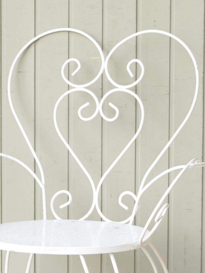 アイアンのガーデンチェア