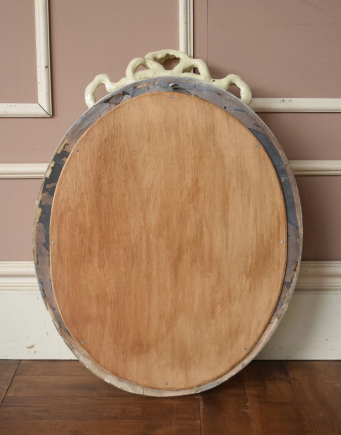 アンティークミラーの裏側