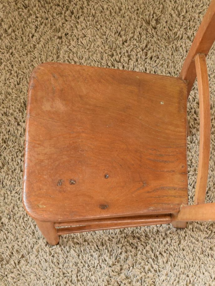 アンティークの椅子の座面