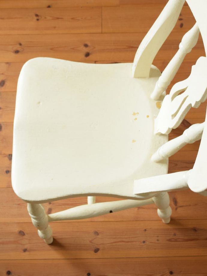 アンティークの椅子の座面