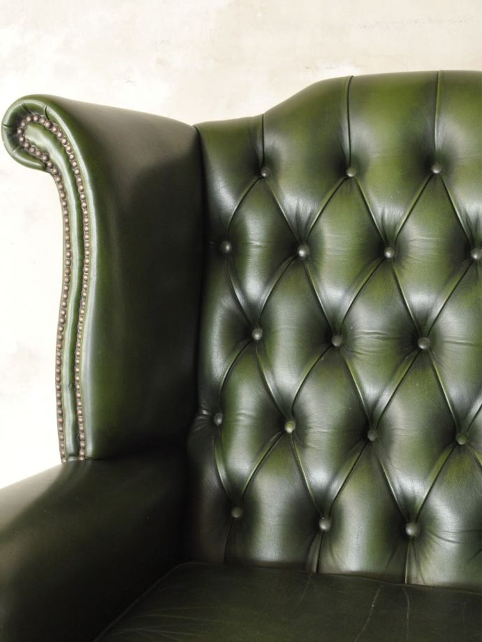 アンティークパーソナルチェアの背もたれ