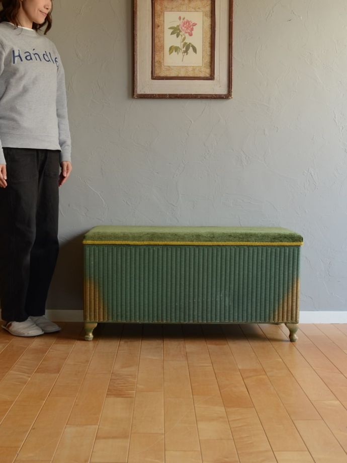 アンティークのロイドルームベンチ