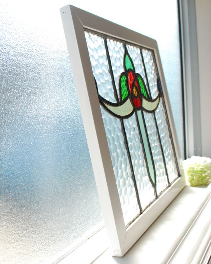 アンティークステンドグラスの枠