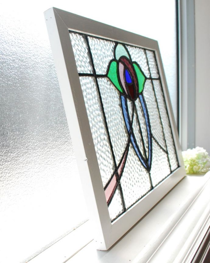 アンティークステンドグラスの枠