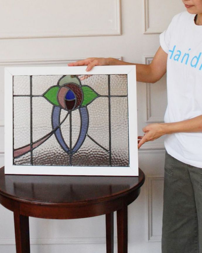 アンティークのステンドグラス