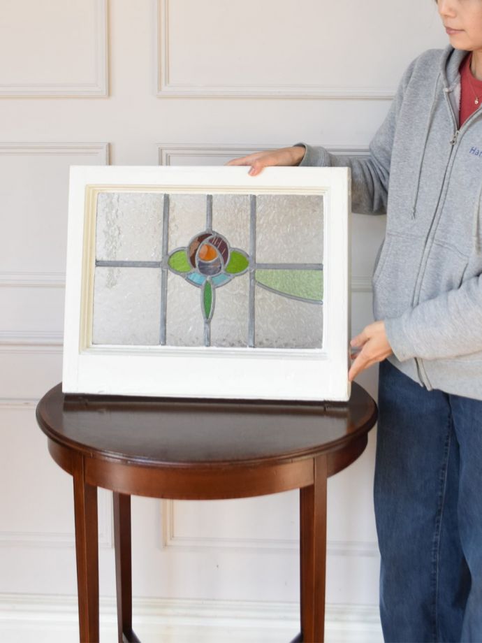 アンティークのステンドグラス