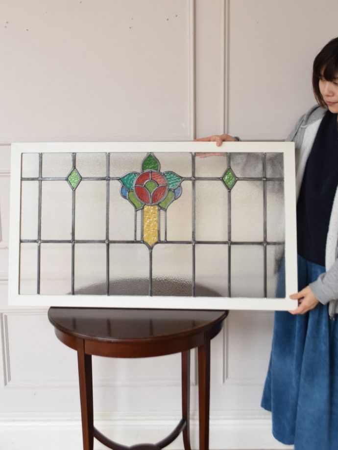 アンティークのステンドグラス