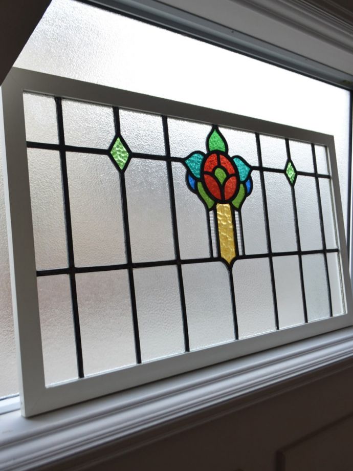 アンティークステンドグラスの枠