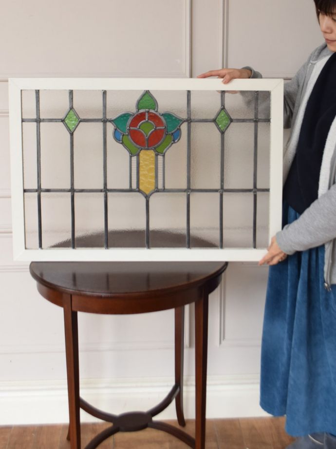 アンティークのステンドグラス