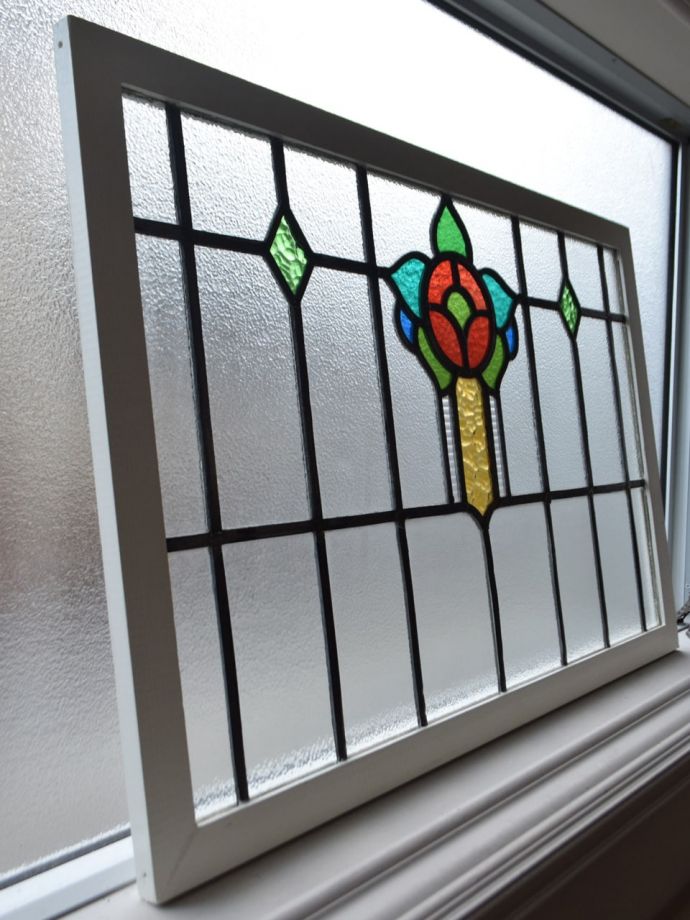 アンティークステンドグラスの枠