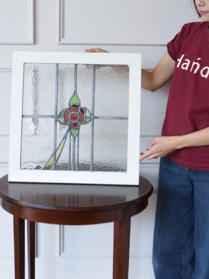 アンティークのステンドグラス