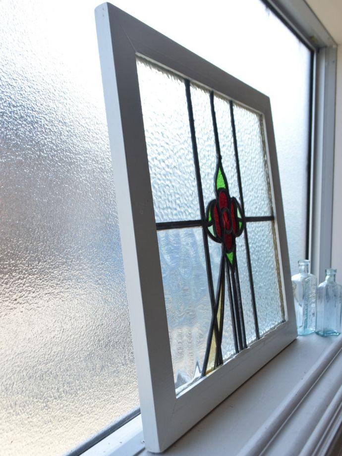 アンティークステンドグラスの枠