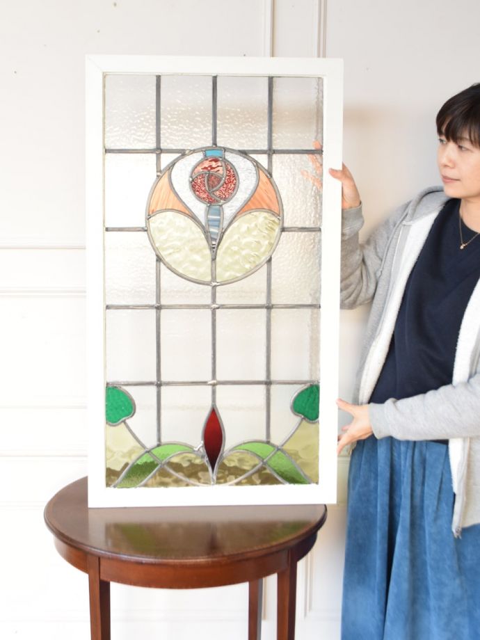 アンティークのステンドグラス