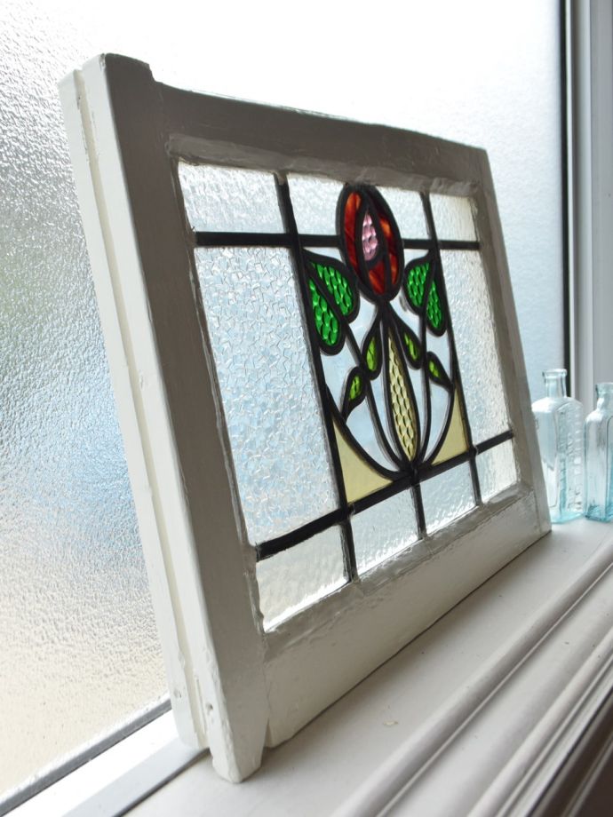 アンティークステンドグラスの枠