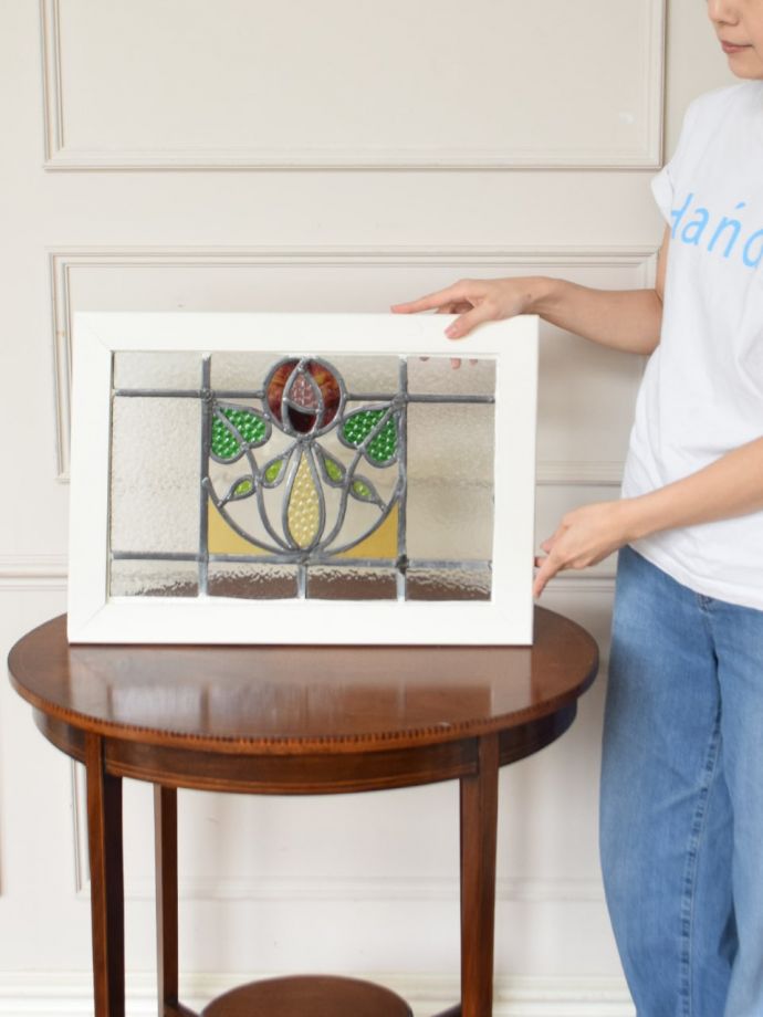 アンティークのステンドグラス