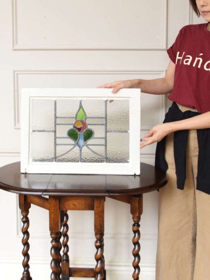 アンティークのステンドガラス