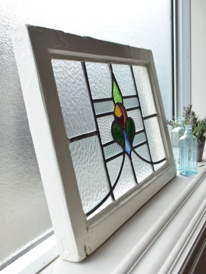 アンティークのステンドガラス