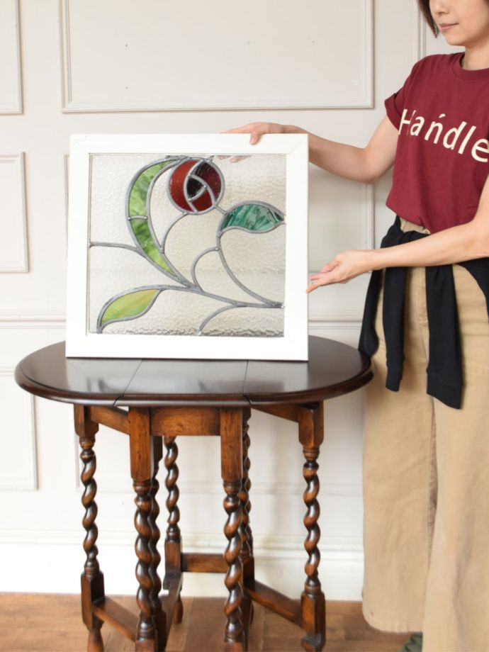 アンティークのステンドグラス