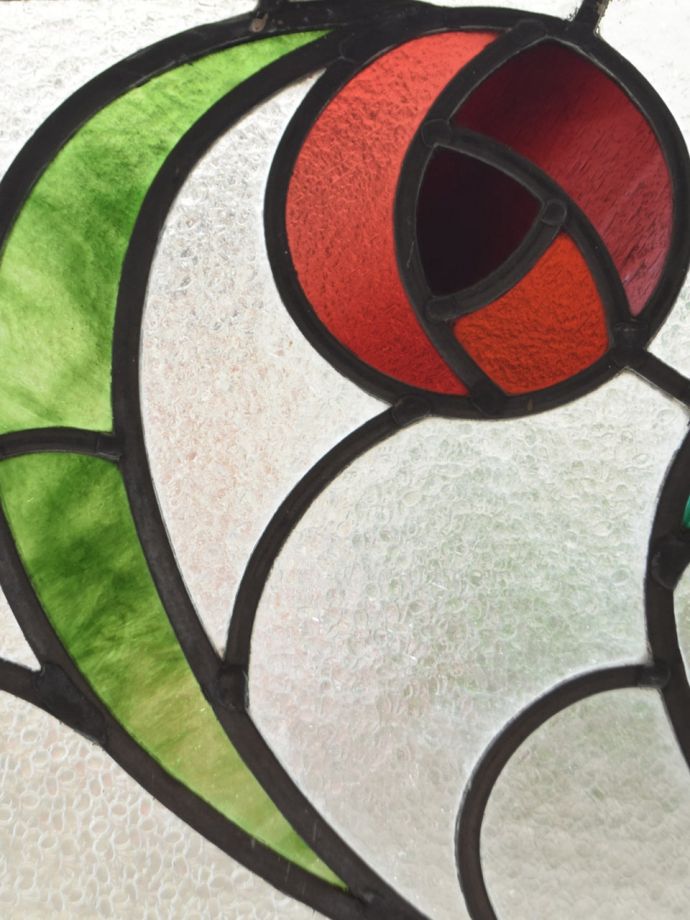 ステンドグラスのバラ