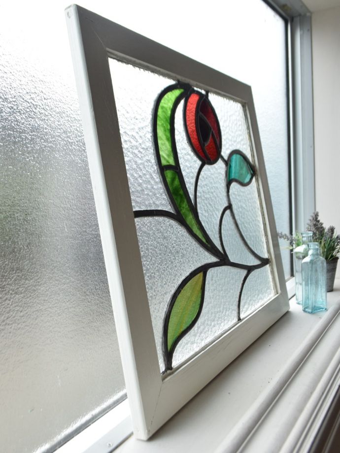 アンティークのステンドガラス